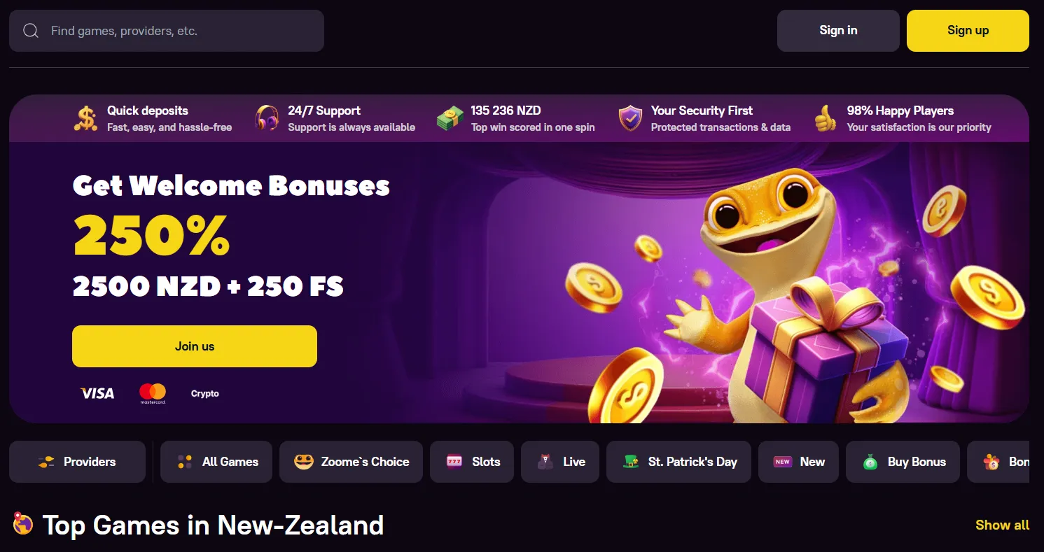 Zoome casino New Zealand